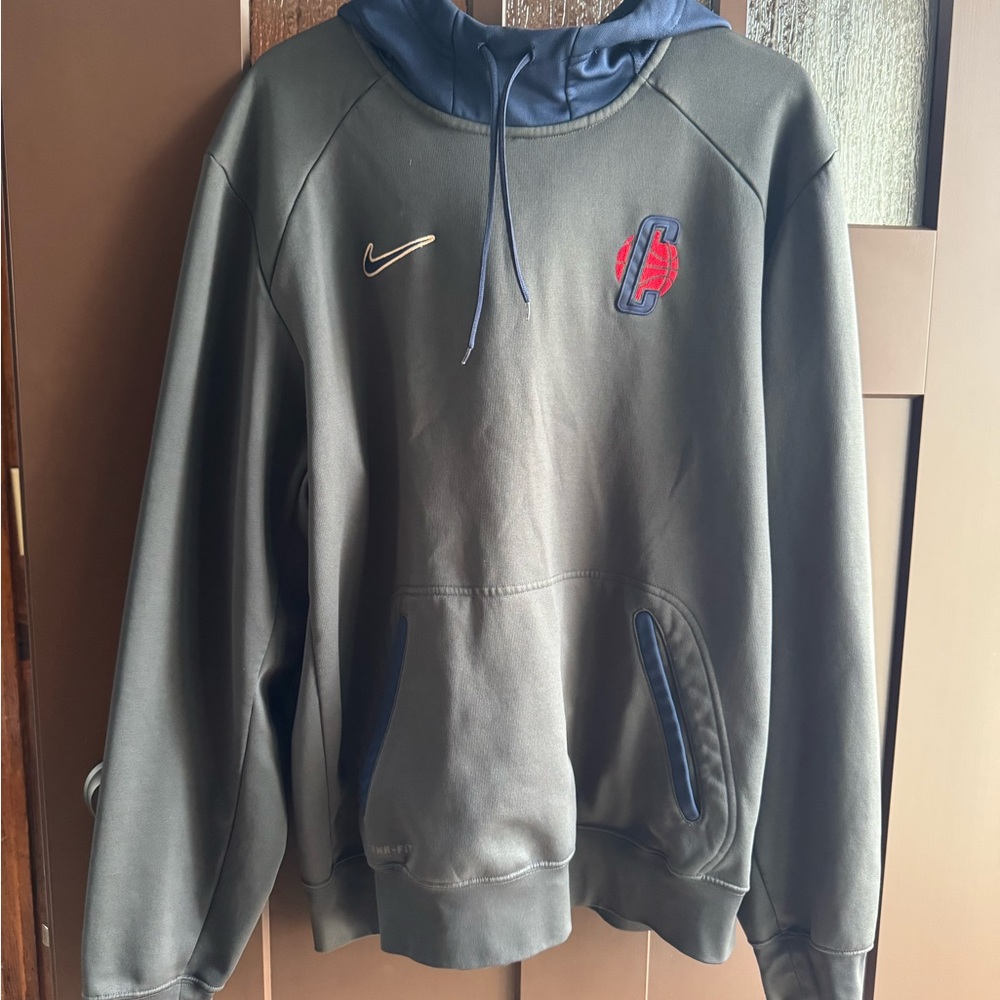 Nike Gray and Blue Sweatshirt Casual Comfort